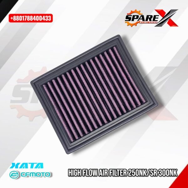 AIR FILTER CF MOTO 250NK 250SR 300NK 250CLC RACING FREE FLOW WASHABLE LIFETIME XATA