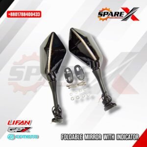 MIRROR FLOW LIGHT LIFAN KPR GPX DEMON GIXXER SF CFMOTO 250SR