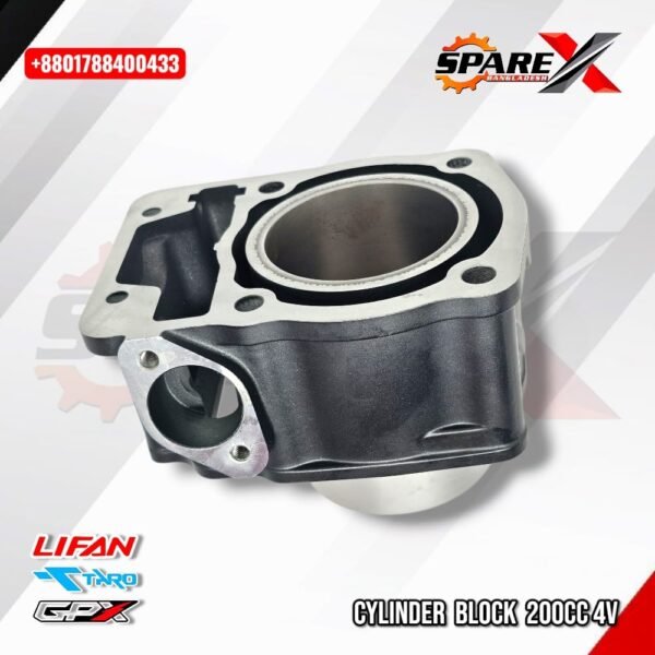 CYLINDER BLOCK 200cc LIFAN GPXDEMON 4VALVE NRF
