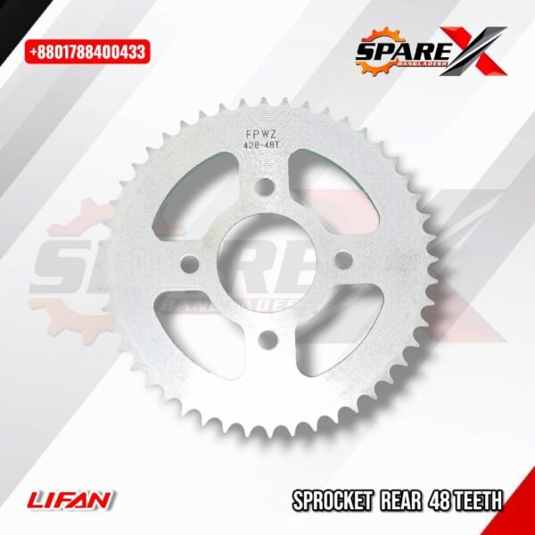 SPROCKET REAR 48T LIFAN KPR K19 KP